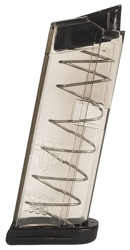 ETS Group GLK42 7rd .380 ACP Pistol Magazine for Glock 42 Clear Polymer
