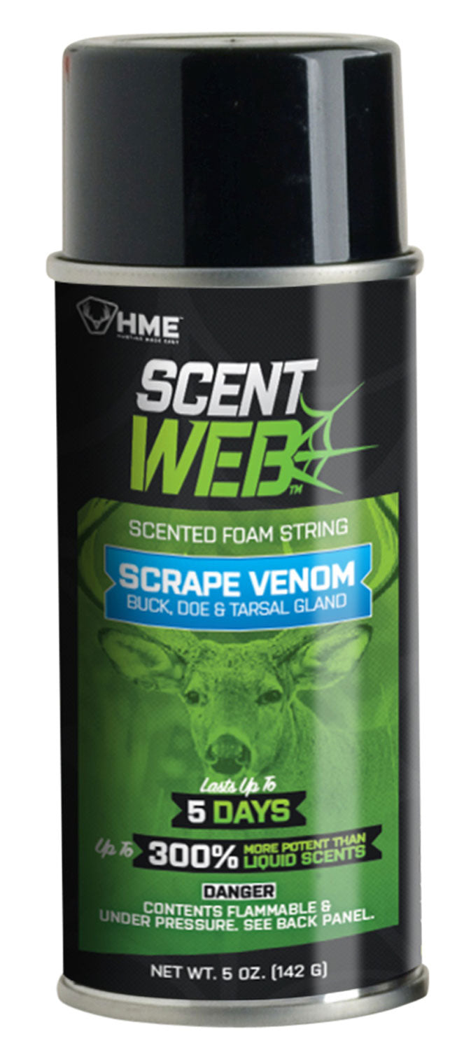 HME SWSCRPVEN Scent Web Scrape Venom Buck Doe and Tarsal Gland Cover Scent 5 oz Aerosol