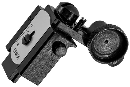 Lyman 3662215 No. 66 Receiver Peep Sight Black for Lever Action Rifles