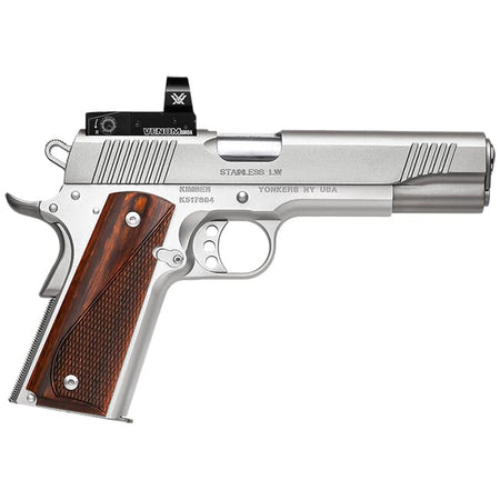 STAINLESS LW 1911 45ACP W/RED DOT