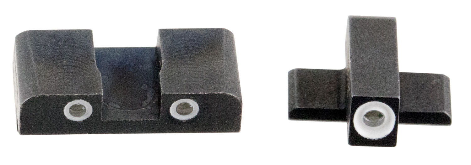 AmeriGlo SG161 Classic Tritium Sight Set for Sig Sauer – Green Tritium White Outline Front & Rear Sights