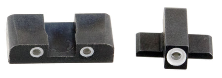AmeriGlo SG161 Classic Tritium Sight Set for Sig Sauer – Green Tritium White Outline Front & Rear Sights