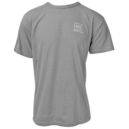 Glock Perfection Logo Short Sleeve T-Shirt Gray Medium