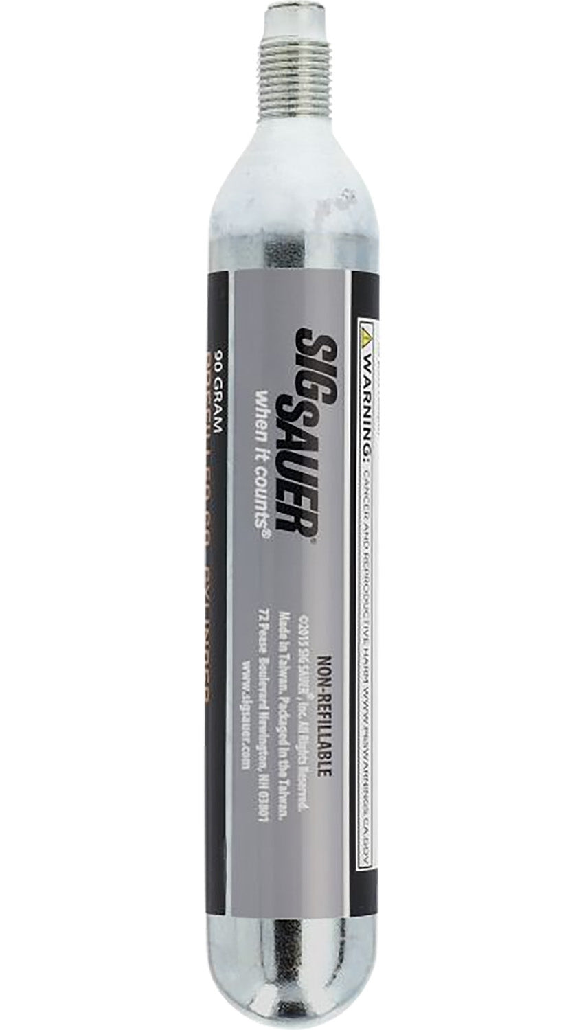 Sig Sauer Airguns AC902 90 Gram CO2 Cylinders Airgun Compatible 2 Per Pack