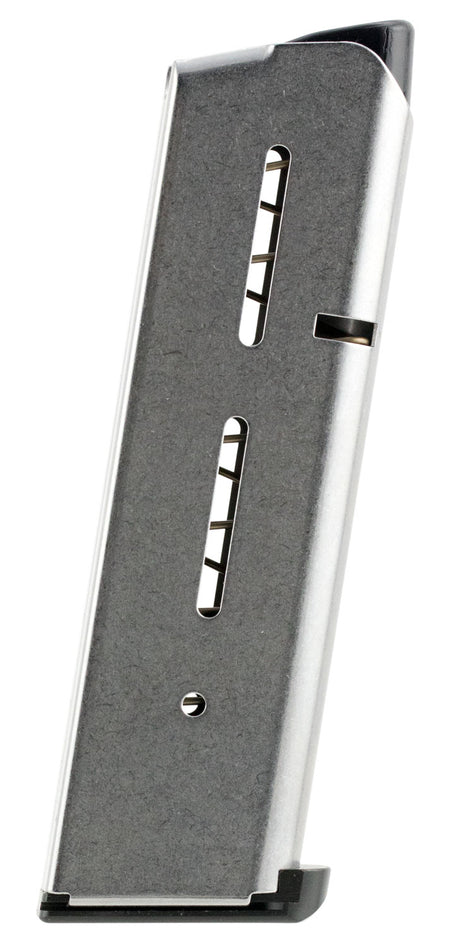Wilson Combat 47DC 1911 Government 8rd .45 ACP Magazine Lo-Profile Steel Floor Plate Stainless