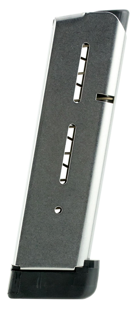 Wilson Combat 47DE 1911 Government 8rd Extended Floorplate .45 ACP Magazine Stainless Steel