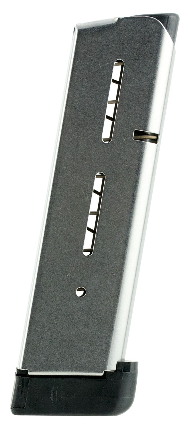 Wilson Combat 47DE 1911 Government 8rd Extended Floorplate .45 ACP Magazine Stainless Steel