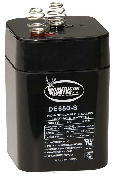 American Hunter DE30053 HR Rechargeable Lantern Battery 6 Volt 5AMP
