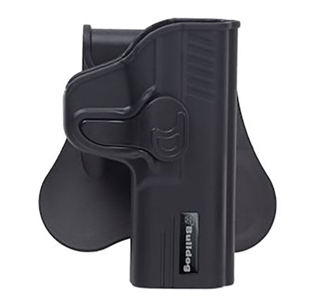 Bulldog Cases Rapid Release Paddle Holster for Sig Sauer P320, Right Hand, Black Polymer RR-S320