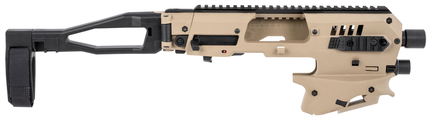 CAA Micro Conversion Kit for Glock 17/19/22/23/31/32/G45 White Advanced Gen2 Long Stabilizer