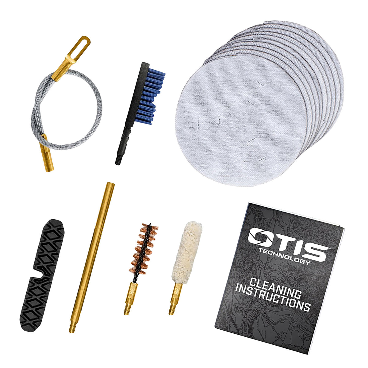 Otis Patriot .40 Cal/10mm Pistol Cleaning Kit 15 Pieces Yellow Box