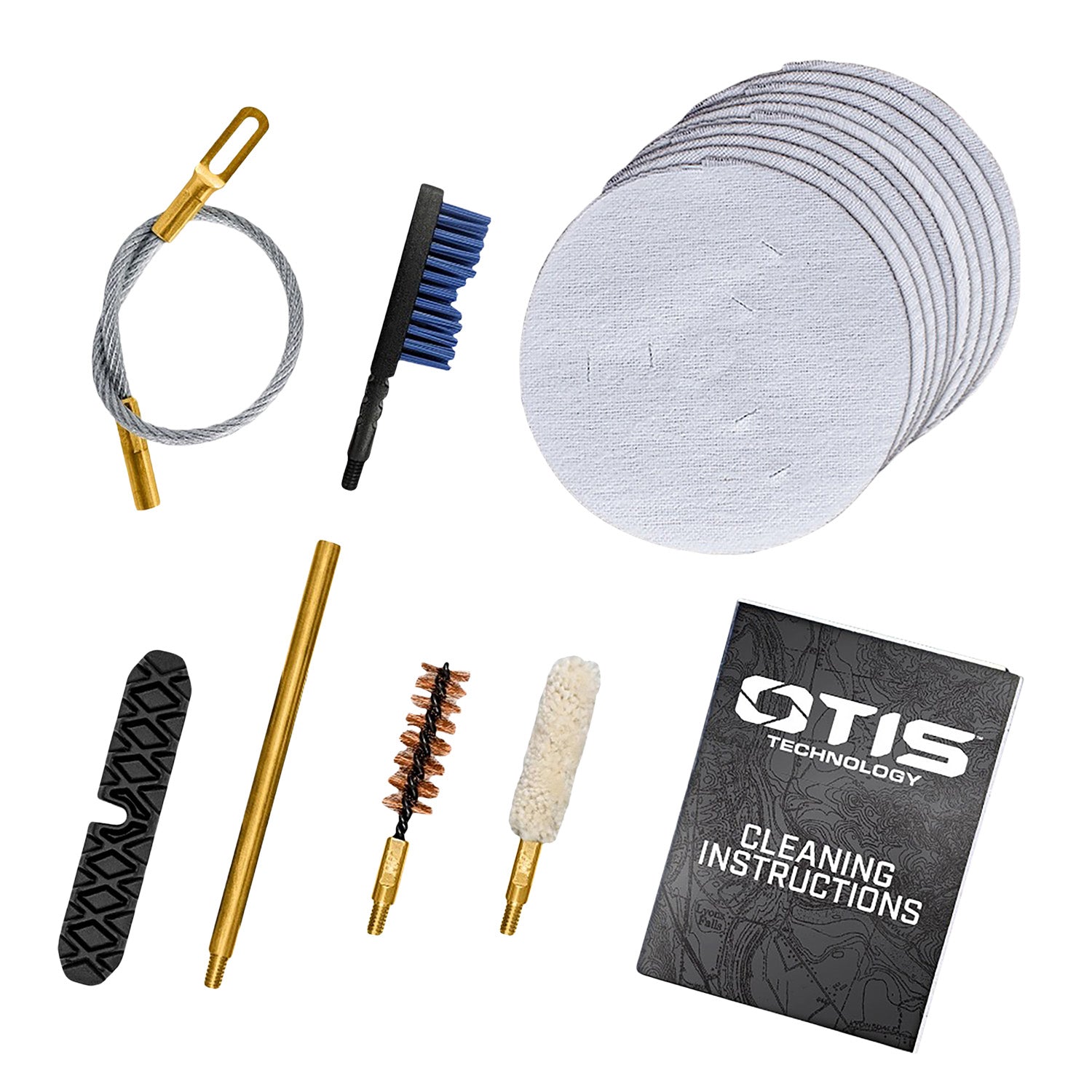 Otis Patriot .40 Cal/10mm Pistol Cleaning Kit 15 Pieces Yellow Box