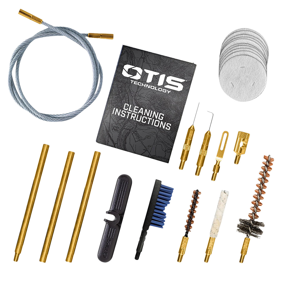 Otis Patriot .223 Rem/5.56 Rifle Cleaning Kit 15 Pieces Yellow Box