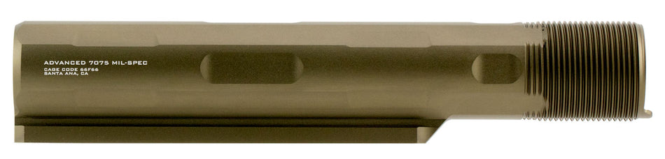 Strike Industries Advanced Receiver Extension AR-15 AR-10 Flat Dark Earth Aluminum 7-Position