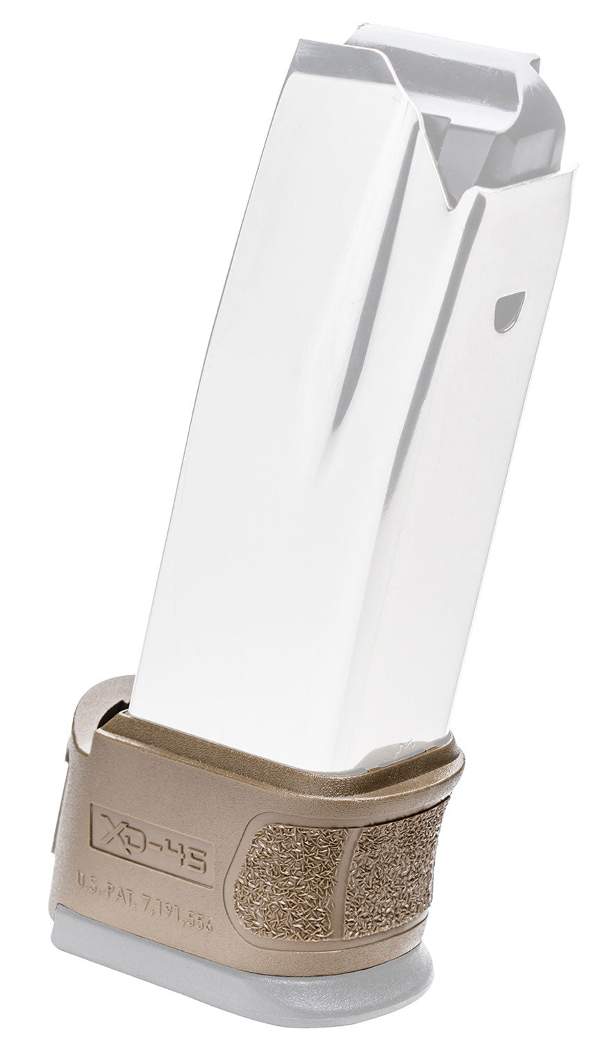 Springfield Armory XDG5007FDE Flat Dark Earth Polymer Mag Sleeve for XD Mod.2 45 ACP Magazines