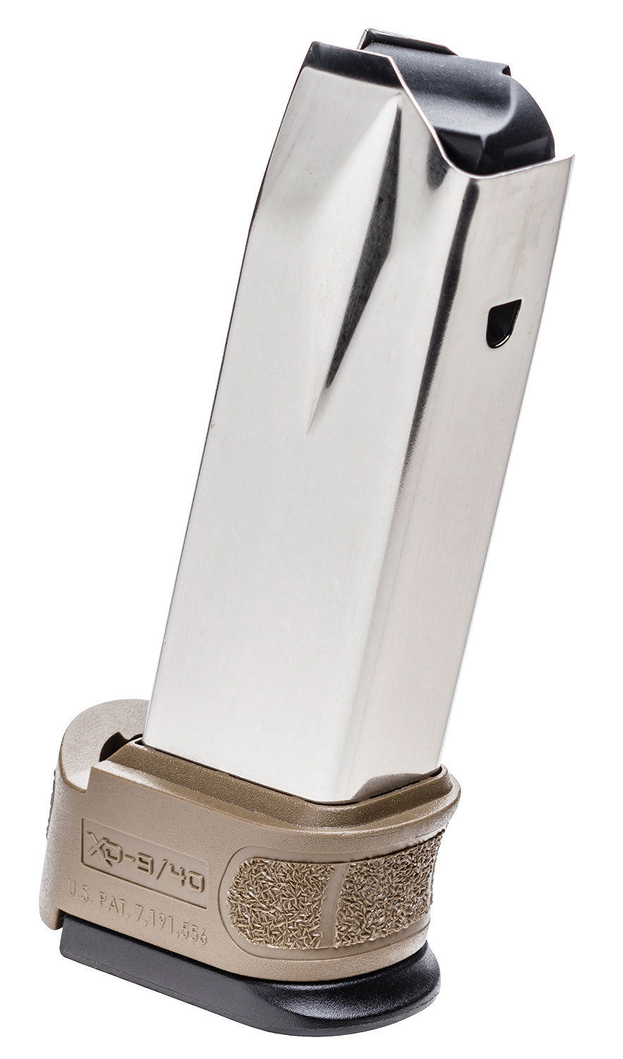 Springfield Armory XDG0932FDE XD Mod2 12-Round 40 S&W Stainless Steel Magazine FDE Sleeve