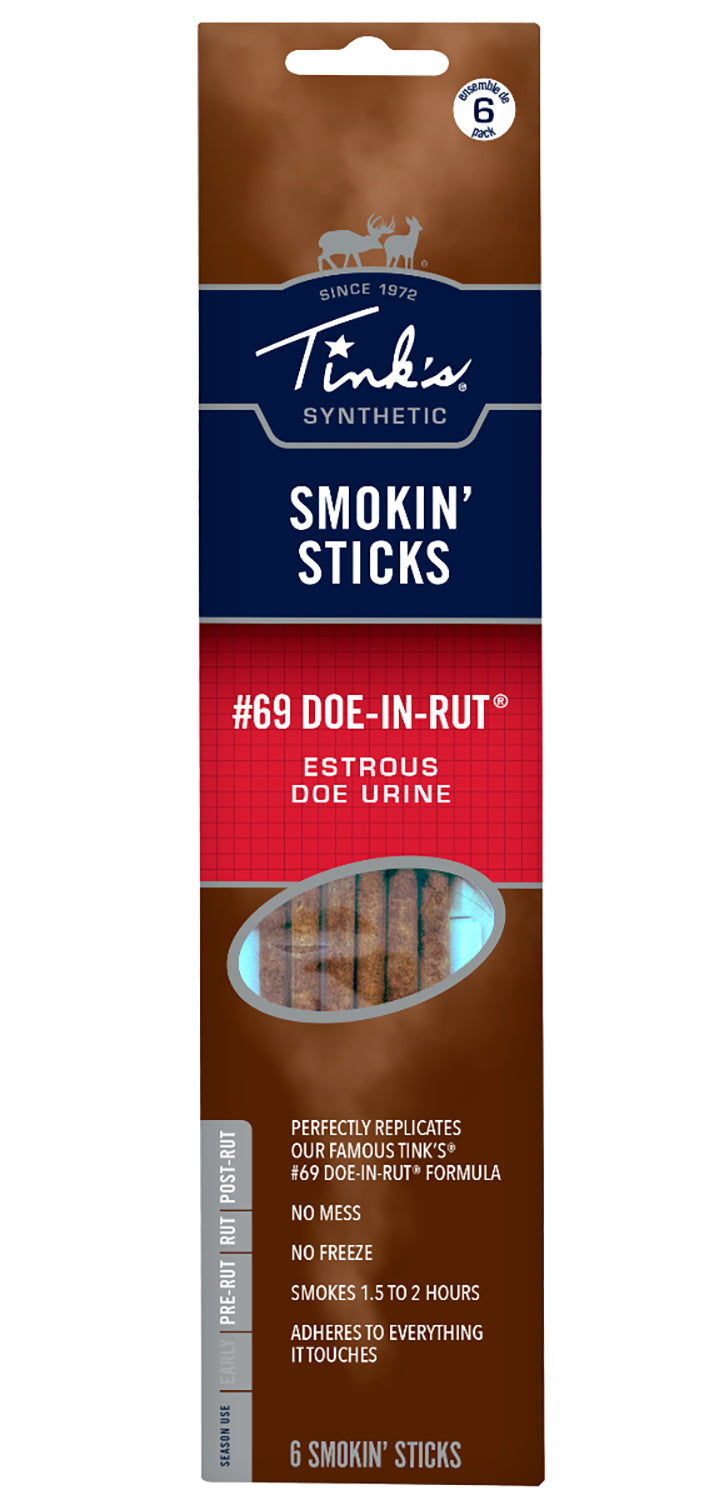 Tinks W6106 Smokin Stick Doe In Estrus Deer Attractant 6 Pack