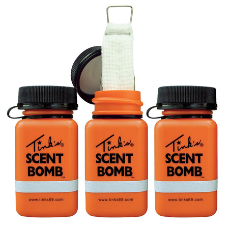 Tinks W5841 Scent Bomb Deer Attractant Applicator 1 oz Jar 3 Pack