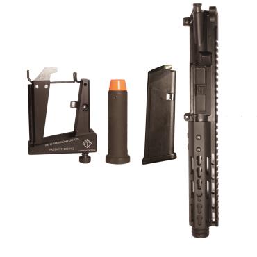 ATI 9mm Conversion Kit with Complete 5.5" Upper 7" KM Rail Buffer & 10rd ETS Mag