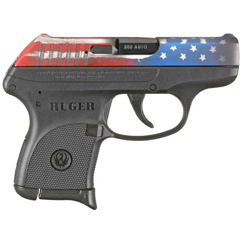 RUGER LCP 380 ACP PSTL 2.75" AM FLAG SLD/BLK FRM 6+1