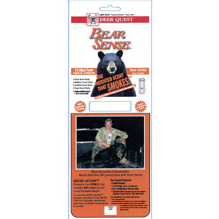 Deer Quest Bear Sense Scent Stick Combo with Bucket 12 pk.