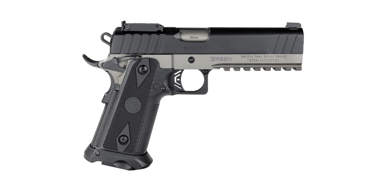 Girsan 395029 Witness2311 9mm Luger 20+1 5" Black Steel Barrel, Black Serrated Steel Slide, Black Polymer Frame w/Beavertail & Picatinny Rail, Black Checkered Polymer Grip, Ambidextrous
