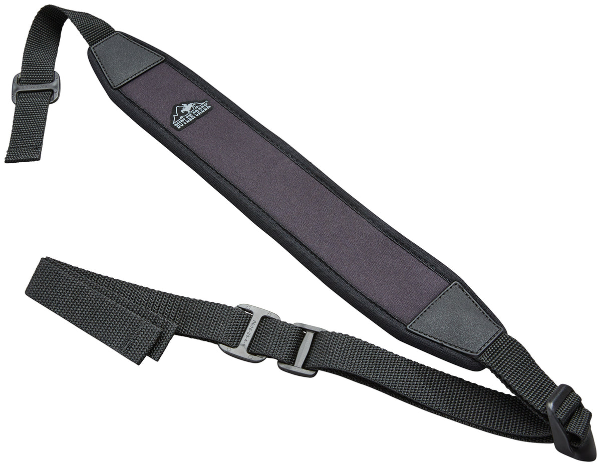Butler Creek 80073 Easy Rider Rifle Sling Black Neoprene Sharkskin Back 48" OAL 2.5" Wide