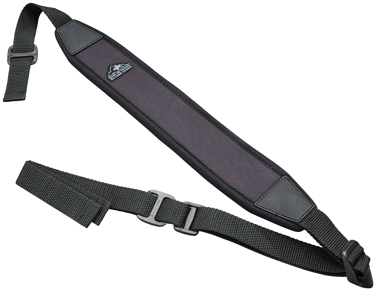 Butler Creek 80073 Easy Rider Rifle Sling Black Neoprene Sharkskin Back 48" OAL 2.5" Wide