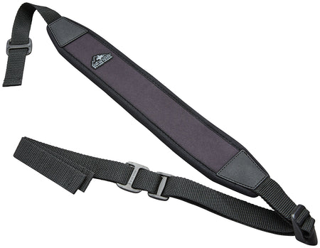 Butler Creek 80073 Easy Rider Rifle Sling Black Neoprene Sharkskin Back 48" OAL 2.5" Wide
