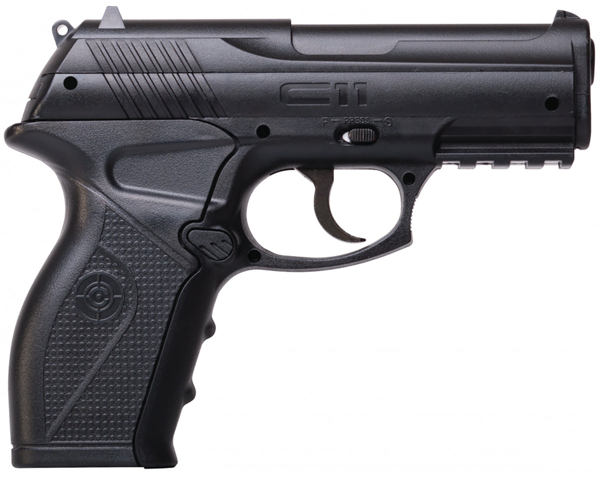 Crosman C11 CO2 BB Air Pistol .177 Cal 18+1 Semi-Auto Black Polymer Grips