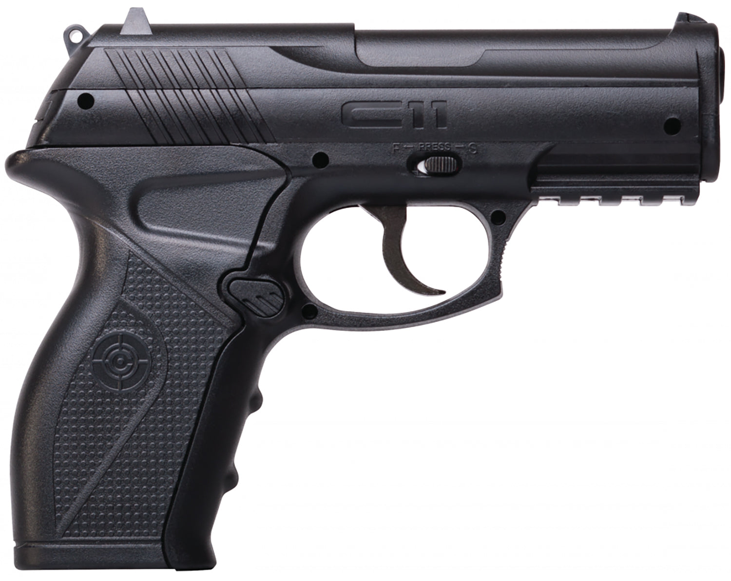 Crosman C11 CO2 BB Air Pistol .177 Cal 18+1 Semi-Auto Black Polymer Grips