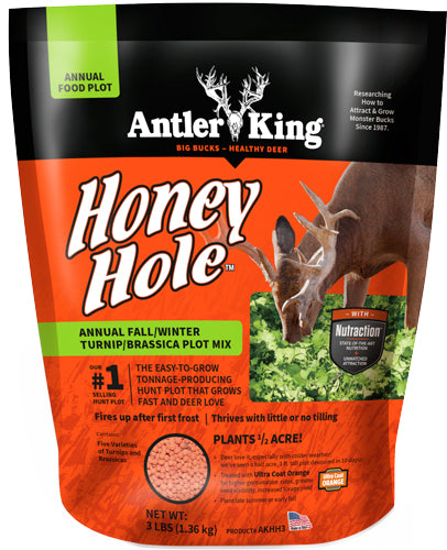 Antler King Honey Hole 3lb Fall Annual Food Plot Seed 1/2 Acre