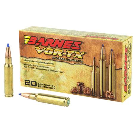 Barnes 30816 VOR-TX Tipped TSX Boat Tail BT 130 Grain .308 Win / 7.62x51mm