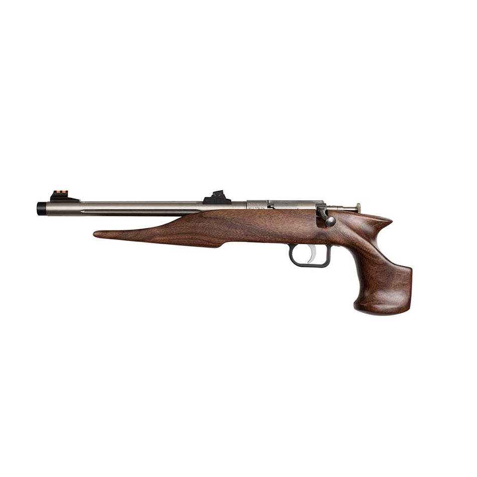 Chipmunk 40101 Hunter Youth Frame 22 S/L/LR Single Shot 9" Threaded Stainless Steel Barrel, Walnut Frame, EZ Loader