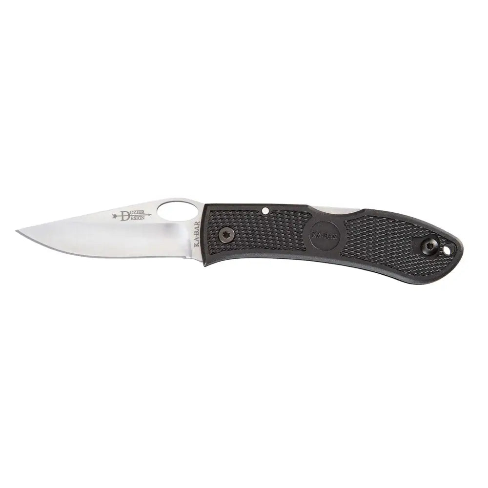 Ka-Bar Dozier Thumb Notch Folding Knife 7.25" OAL 3" Clip Point Blade with Pocket Clip