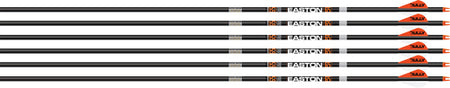 Easton 6.5MM Match Grade 500 Spine Arrow with 3" AAE Hybrid Vanes 6-Pack