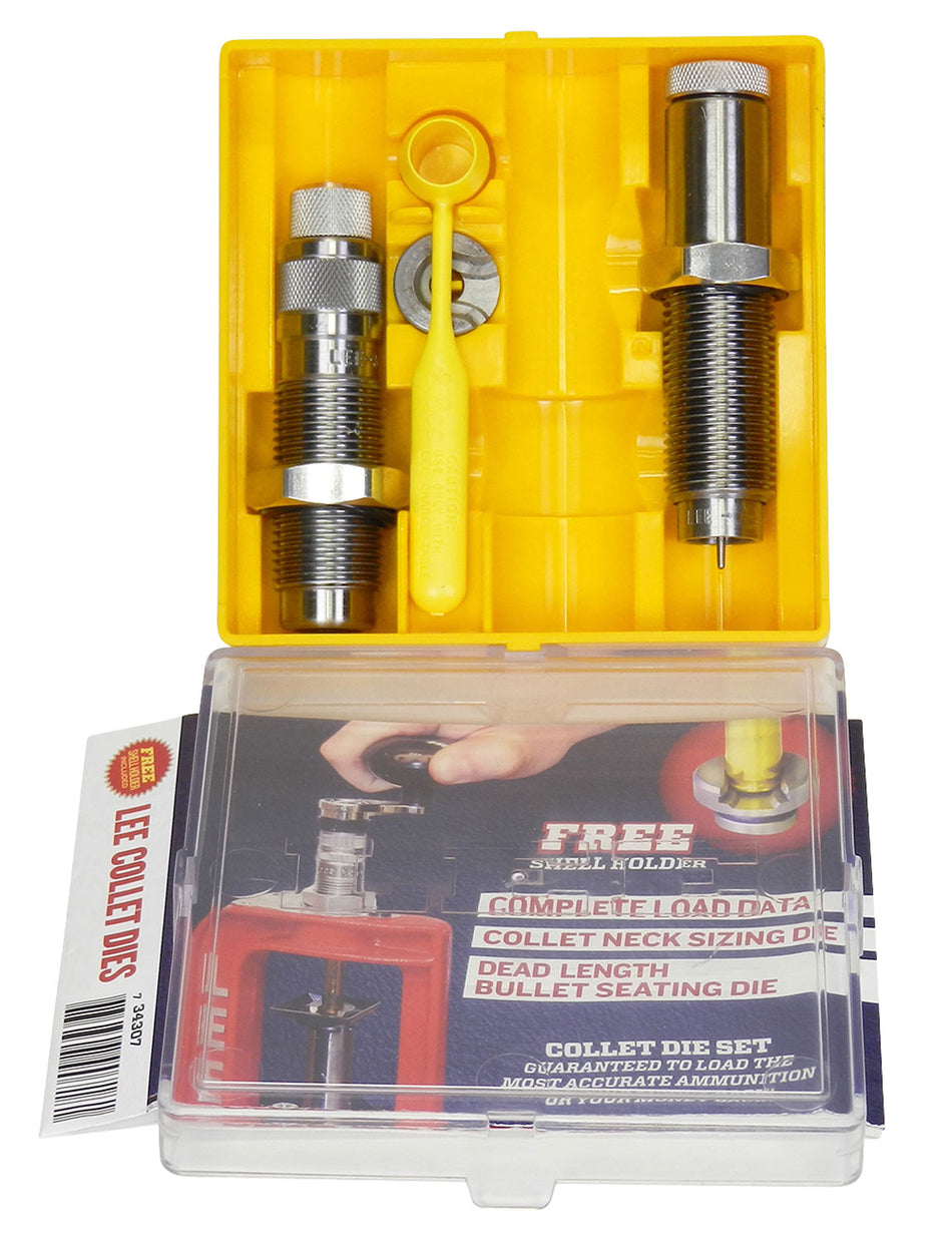 Lee Precision 90702 Collet 2-Die Set 220 Swift Includes Shell Holder and Powder Dipper