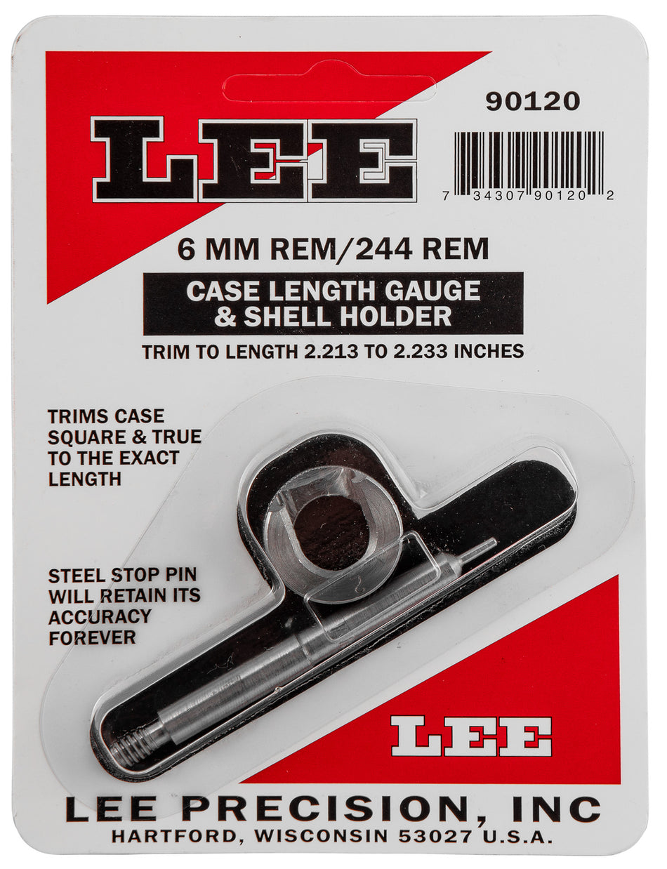 Lee Precision Case Length Gauge 6mm Rem / 244 Rem - Trim to Length Tool
