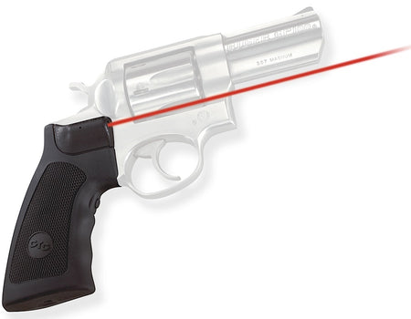 Crimson Trace 011790 Lasergrips for Ruger GP100/Super Redhawk/Alaskan, Red Laser 633nM 5mW, Black Polymer