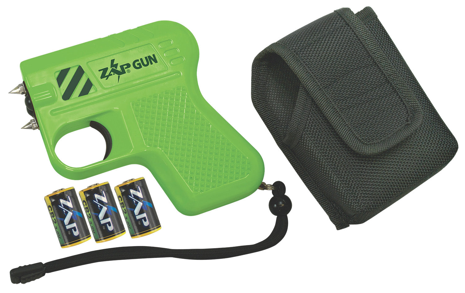 Zap ZAPGUN Zap Gun 950K Volt Stun Gun & Flashlight Combo Green Plastic
