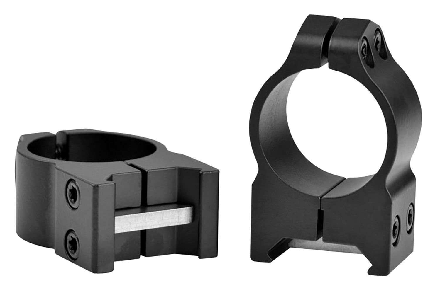 Warne 201M Maxima Matte Black 1" Medium Vertical Scope Rings 0 MOA