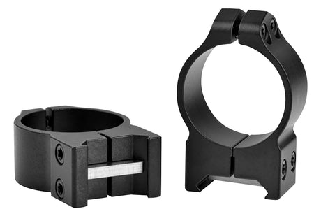 Warne 214M Maxima Matte Black 30mm Medium Vertical Scope Rings 0 MOA