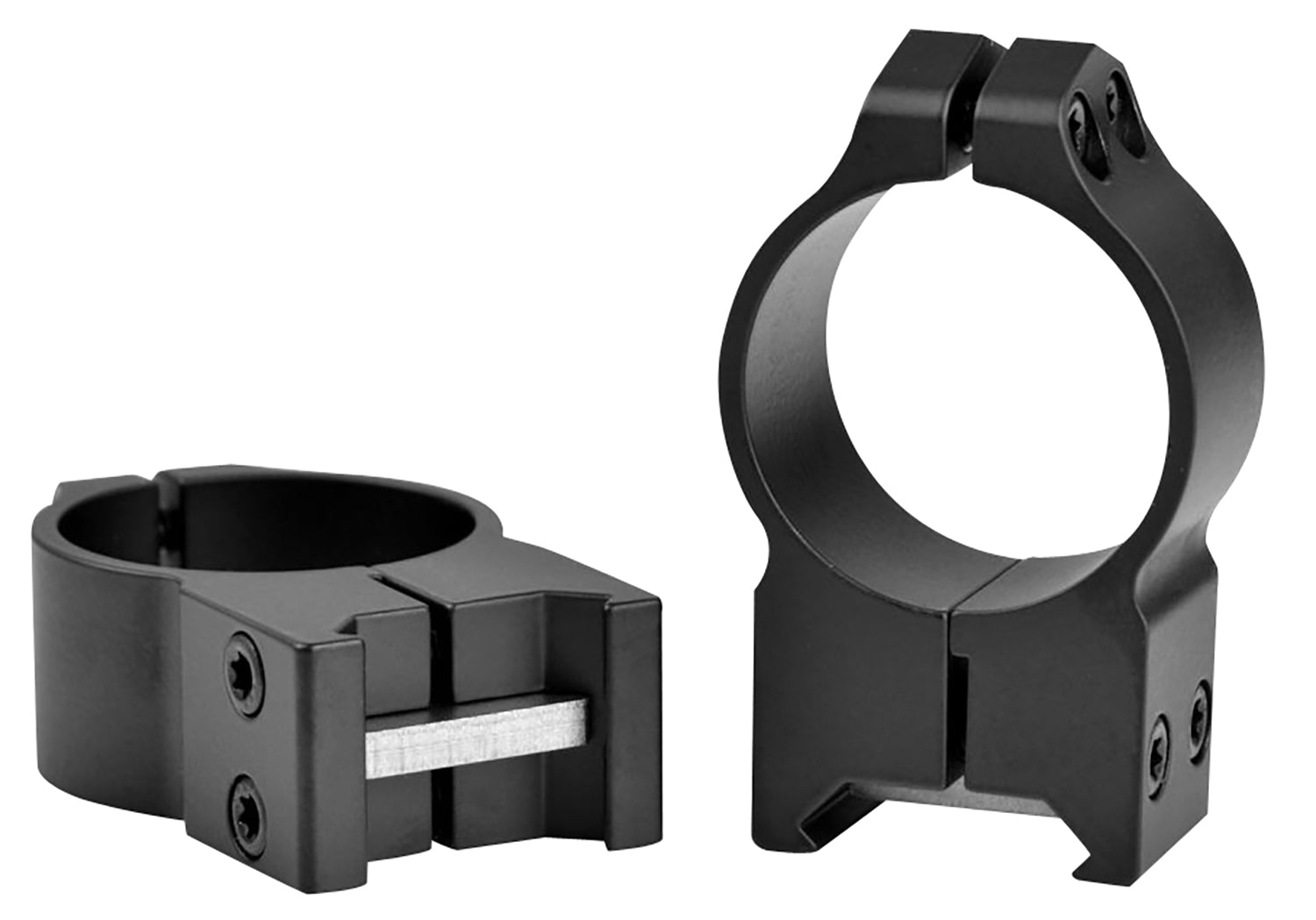 Warne 215M Maxima Matte Black 30mm High Vertical Scope Rings 0 MOA