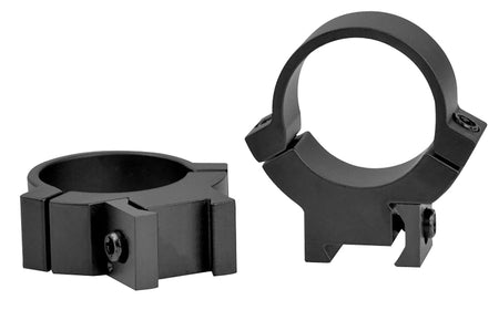 Warne 721M Rimfire Matte Black Steel 1" Medium Scope Rings 3/8"/11mm Dovetail 70/30 Horizontal Split