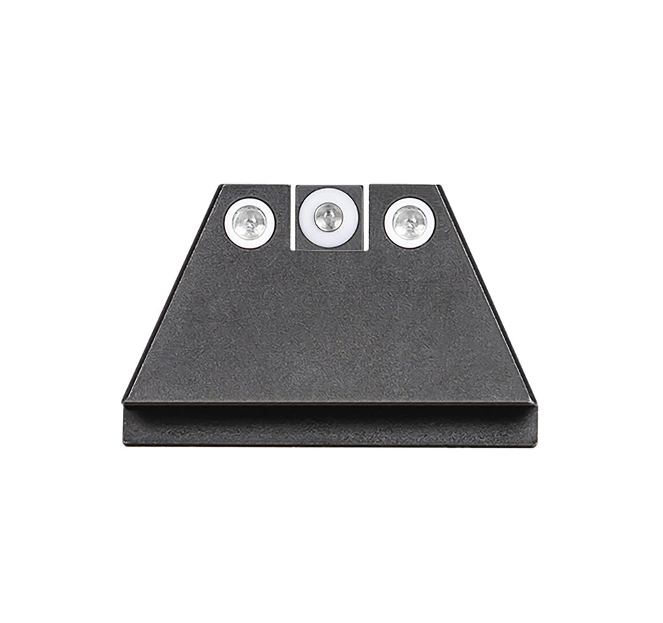 Night Fision GLK004003WGW Suppressor Height Tritium Night Sights for Glock - White Outline Front & Rear - Glock 17/19/22