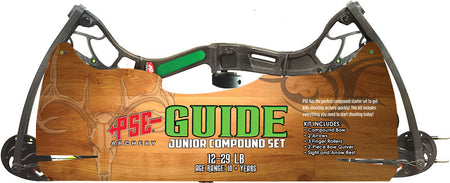 PSE Guide Youth Compound Bow Kit 12-29 lb Black Ages 10+