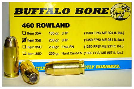 Buffalo Bore Personal Defense .460 Rowland 230 gr JHP ammo