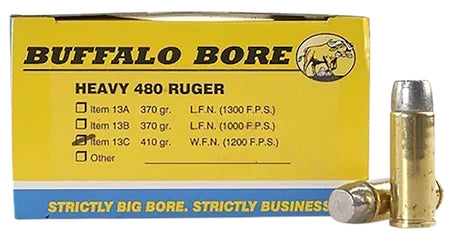 Buffalo Bore Heavy .480 Ruger 410 gr Solid ammo