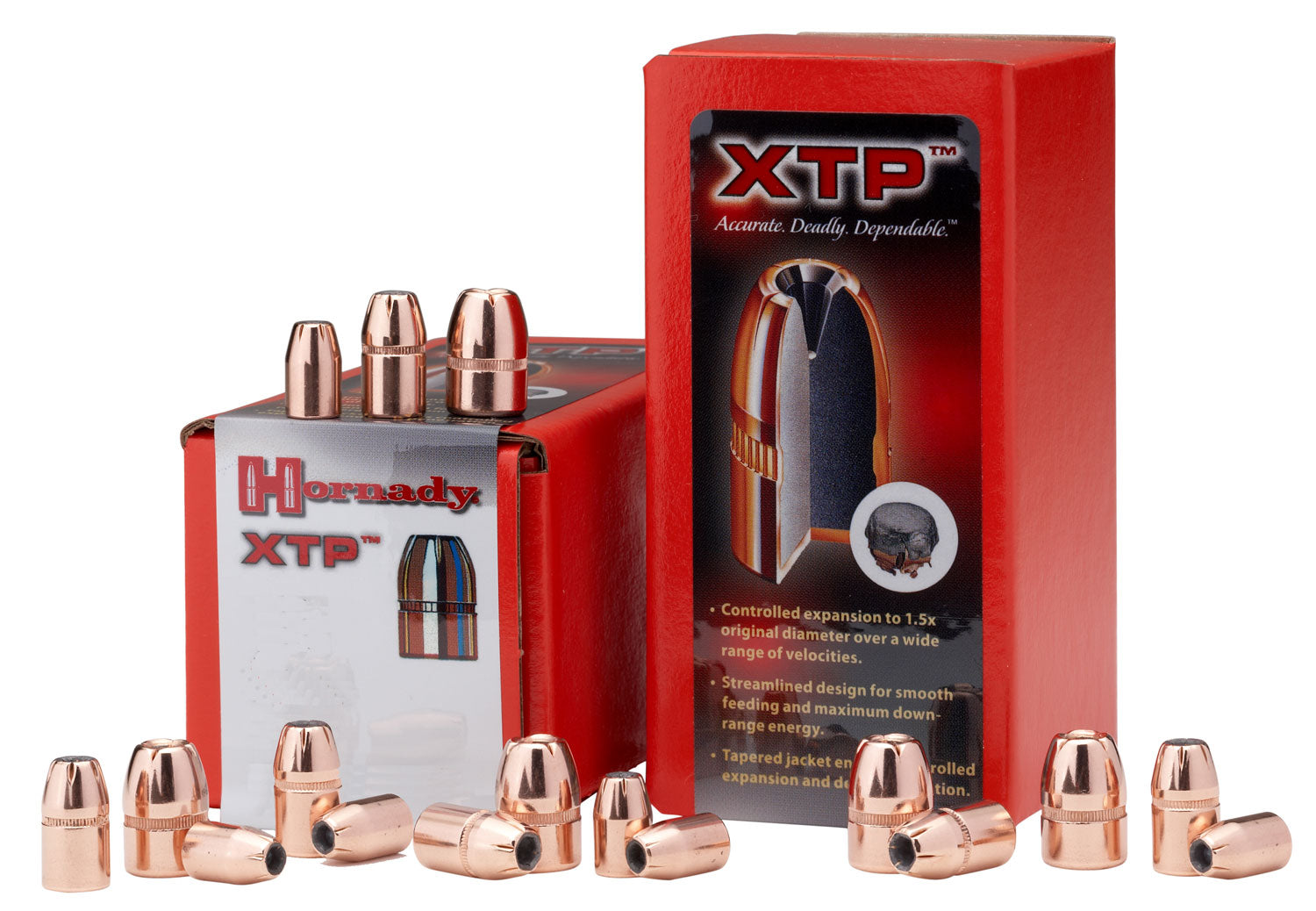 Hornady XTP Mag Bullets 50 Caliber .500 Diameter 300gr Controlled Expansion 50-Count