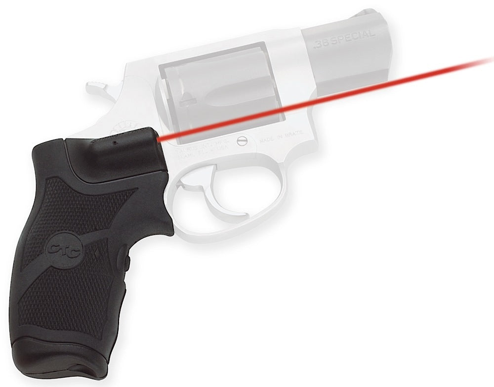 Crimson Trace 011810 Lasergrips for Taurus Small Frame Revolvers, Red Laser, Black Polymer